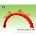 Inflatable Double China Dragon Arch